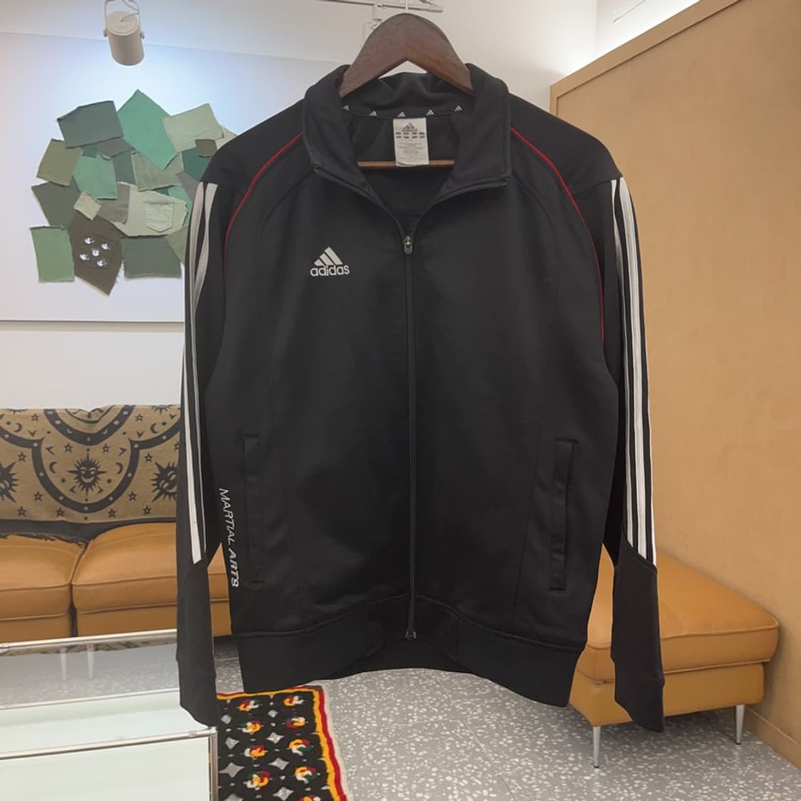 아디다스 올드스쿨 레트로 크로스 배색 져지 집업 L C07453 상품이미지3