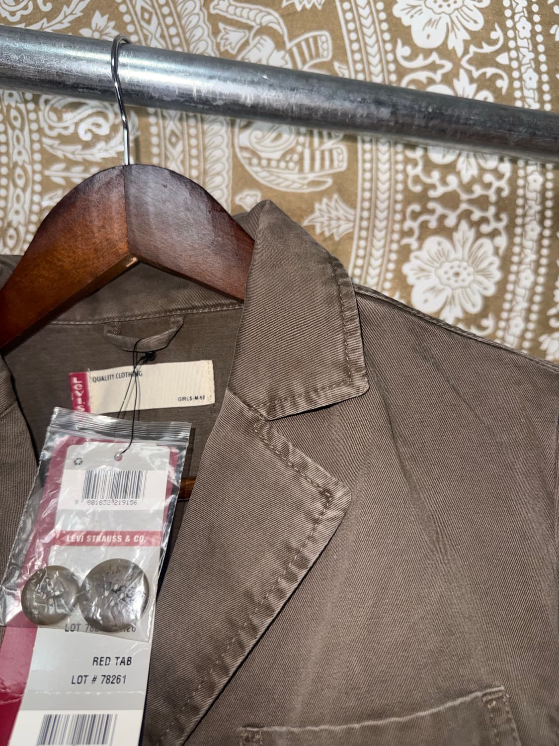 리바이스 여성 데드스탁 3버튼 코튼 블레이저  상품이미지6