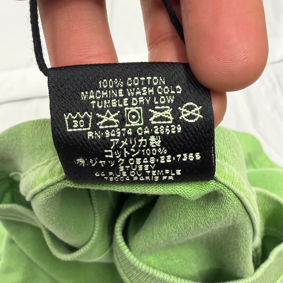 스투시 빅 시티 피그먼트 롱슬리브 L 상품이미지8