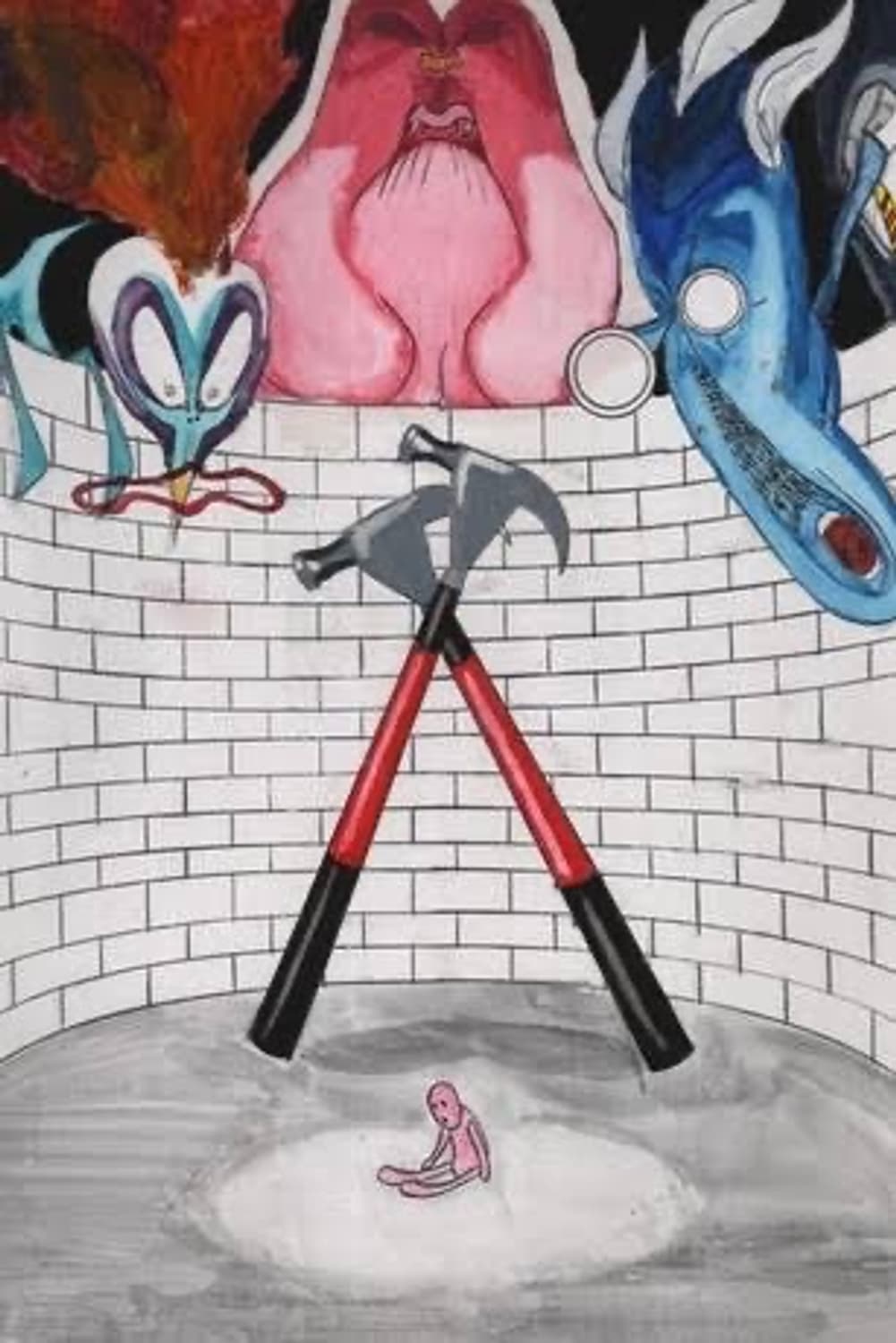 핑크 플로이드 1982‘s 7부 래글런 빈티지 티셔츠 상품이미지3