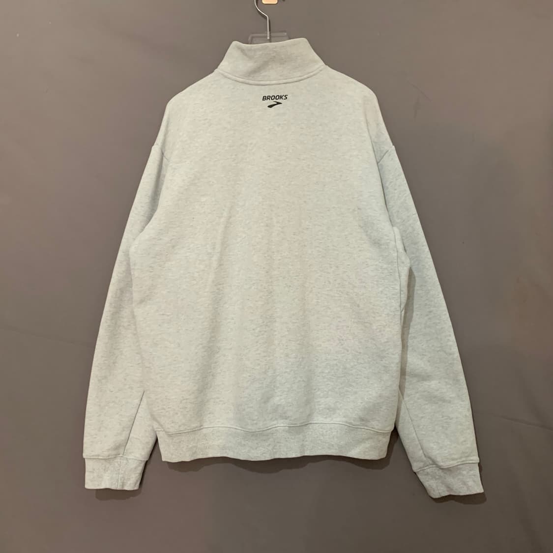 XL BROOKS 브룩스 1914 로고 반집업 맨투맨 상품이미지3