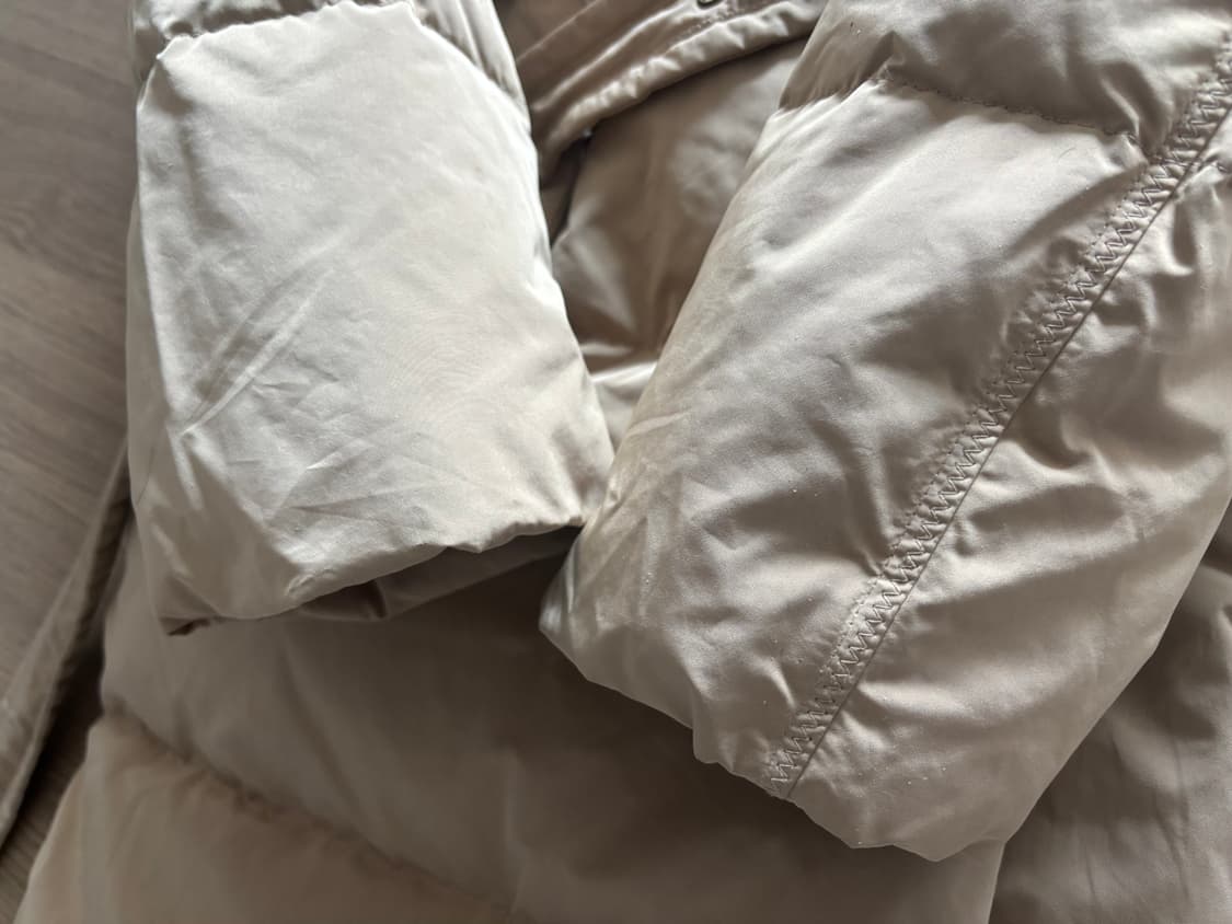 지컷 사가퍼 구스롱패딩 벨트패딩 카멜베이지 55 상품이미지8