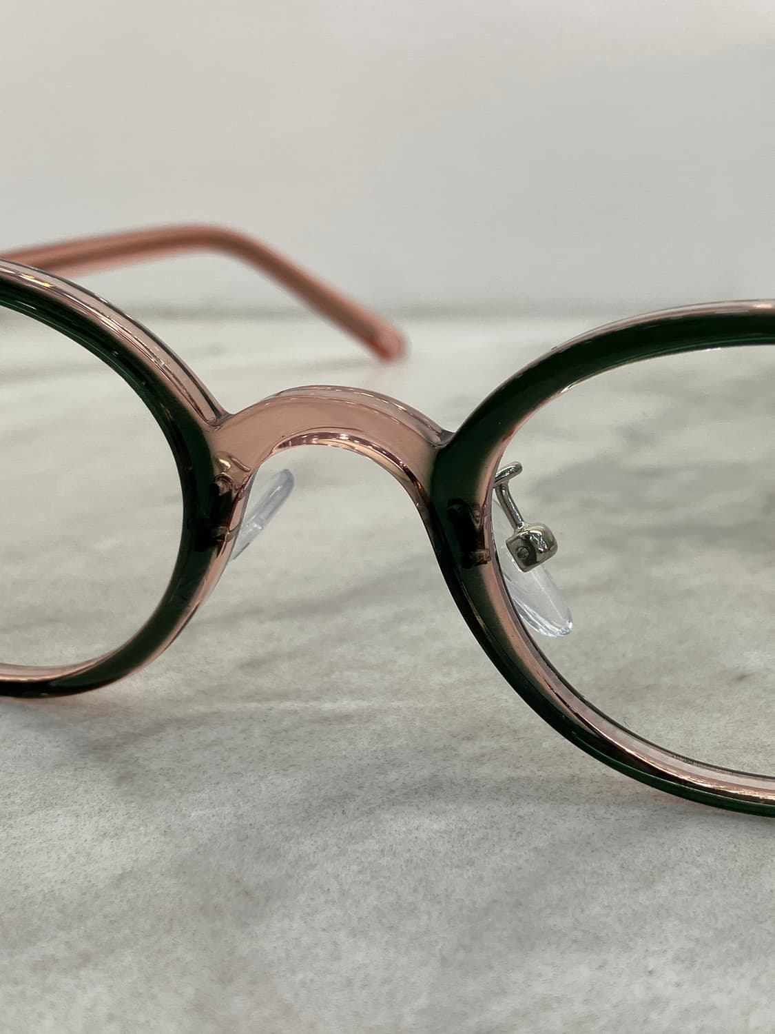 B64 HL 워터멜론 오벌 슬림 뿔테 안경7668 상품이미지5