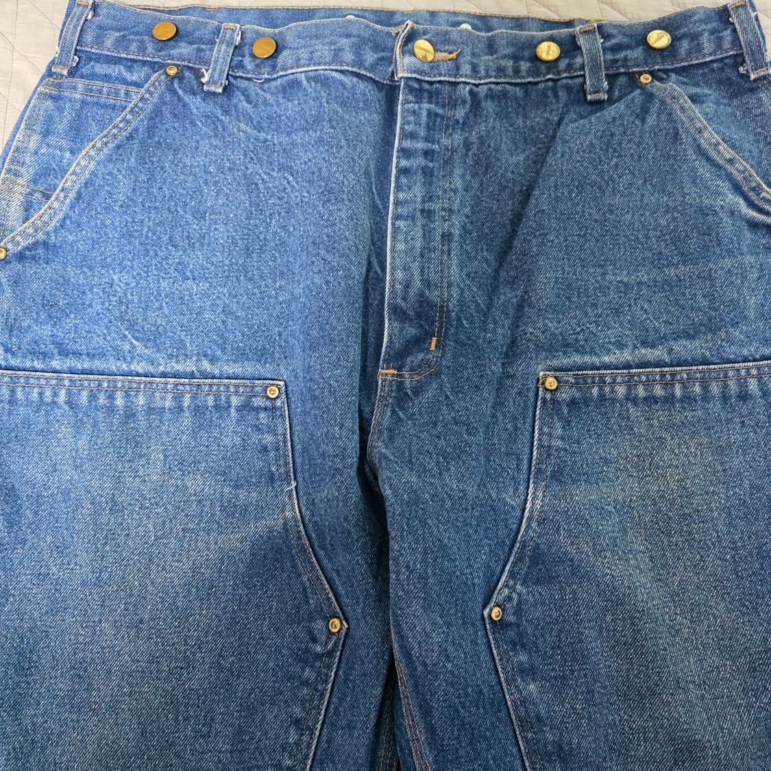 [40X30] 00s 빈티지 칼하트 더블니 B07 DNM 데님 B-6 상품이미지2