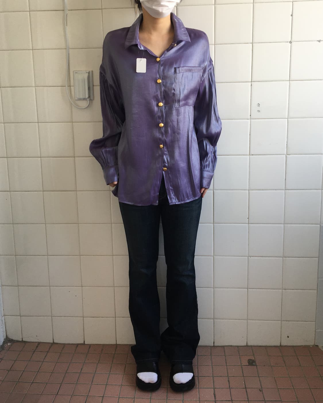 Glossy shirt 상품이미지1