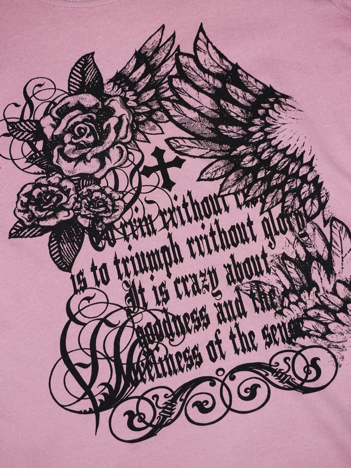 gothic lettering graphic t  상품이미지5