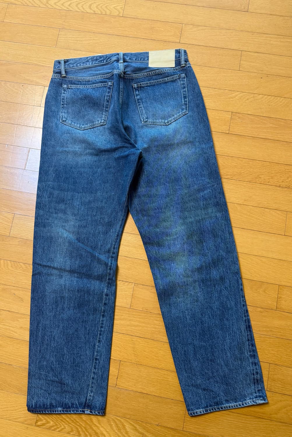 카키스 블레이크 데님 워시드 블루 라지 상품이미지2