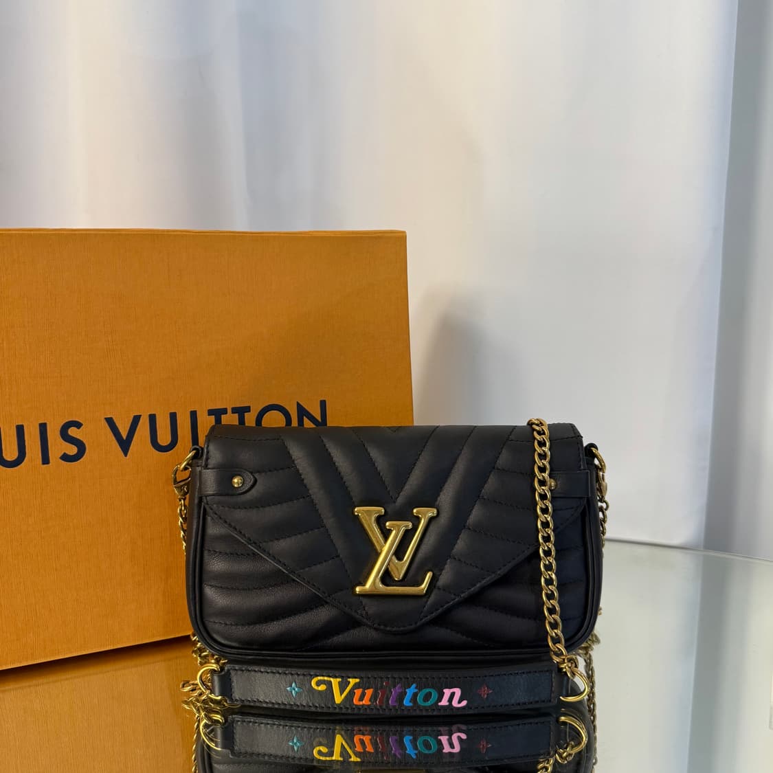 루이비통 뉴웨이브 포쉐트 체인백 블랙 상품이미지1