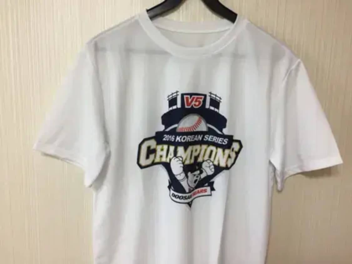 KBO 두산베어스 2016 챔피언티셔츠 105 상품이미지3