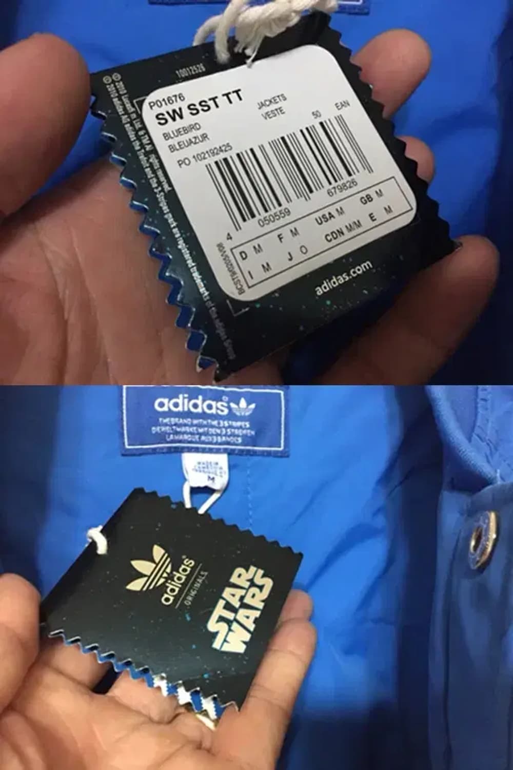 아디다스 X 스타워즈 슈퍼스타 제다이트랙자켓 M 상품이미지8