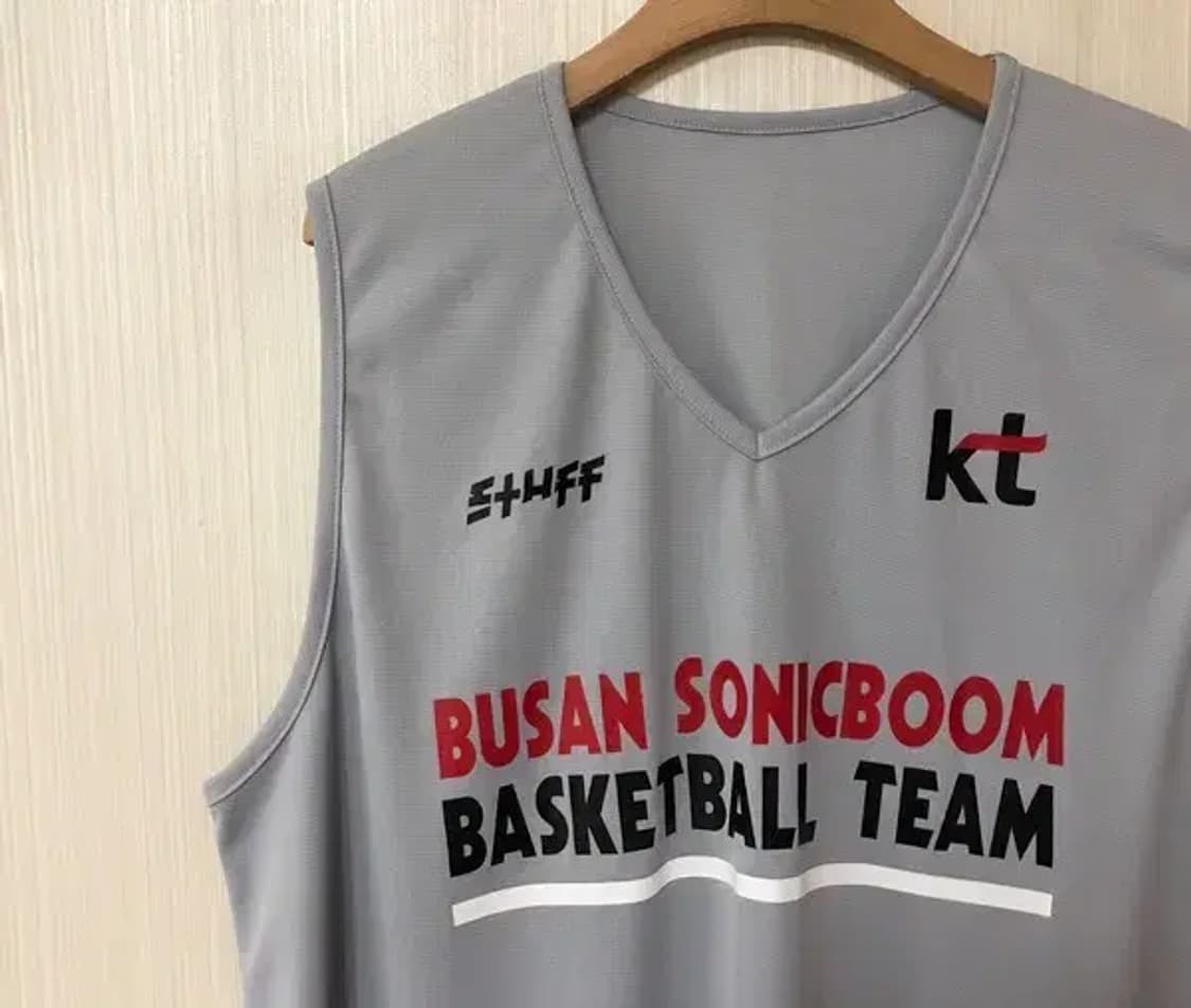 KBL STUFF 부산(수원) KT소닉붐 연습용유니폼/트레이닝져지 상품이미지1