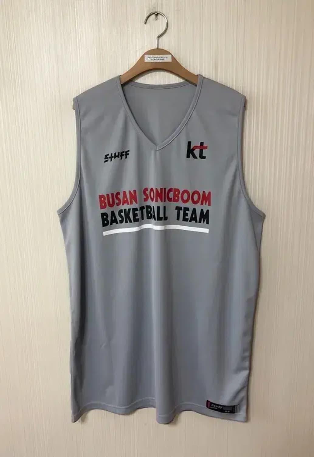 KBL STUFF 부산(수원) KT소닉붐 연습용유니폼/트레이닝져지 상품이미지2