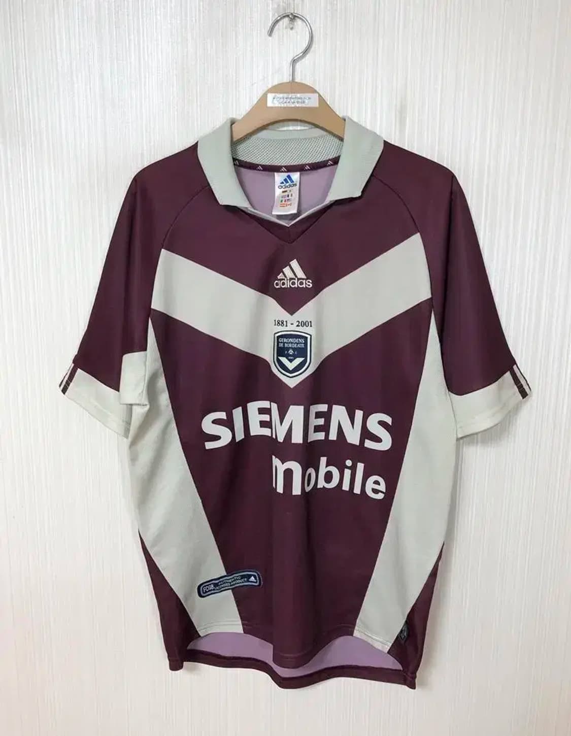 프랑스리그 아디다스 FC 지롱댕 드 보르도 올드유니폼/져지 S(헤외) 상품이미지1