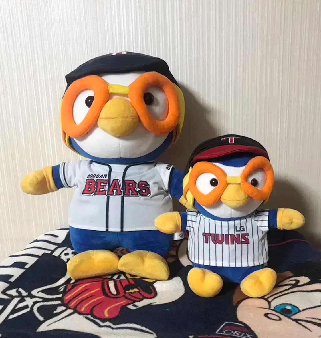 KBO X 뽀로로 두산베어스 뽀로로 대형인형 상품이미지1