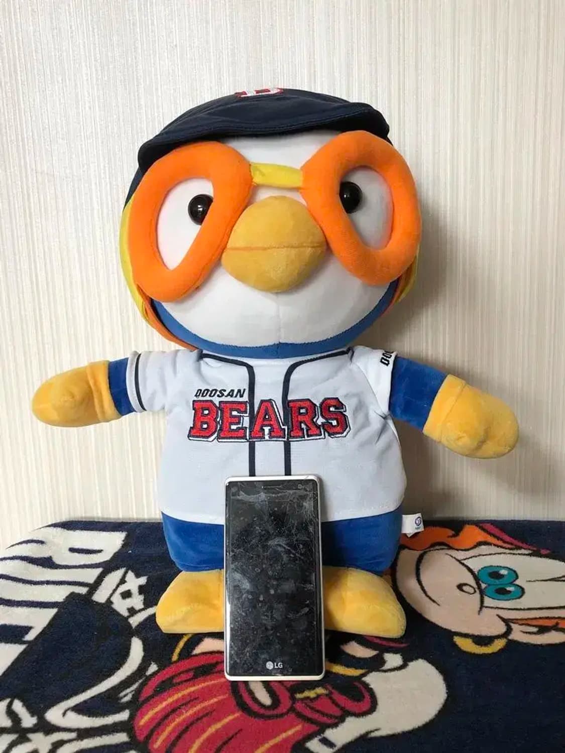 KBO X 뽀로로 두산베어스 뽀로로 대형인형 상품이미지10