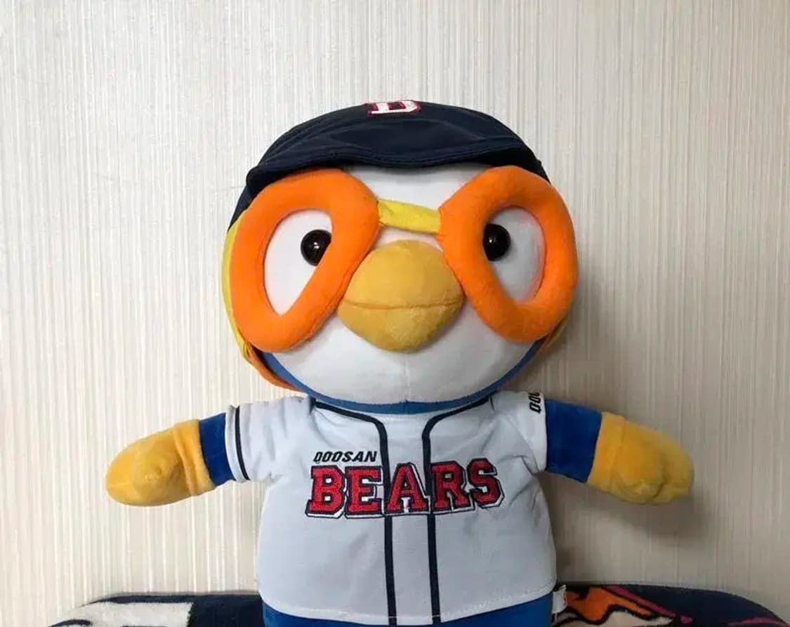 KBO X 뽀로로 두산베어스 뽀로로 대형인형 상품이미지3