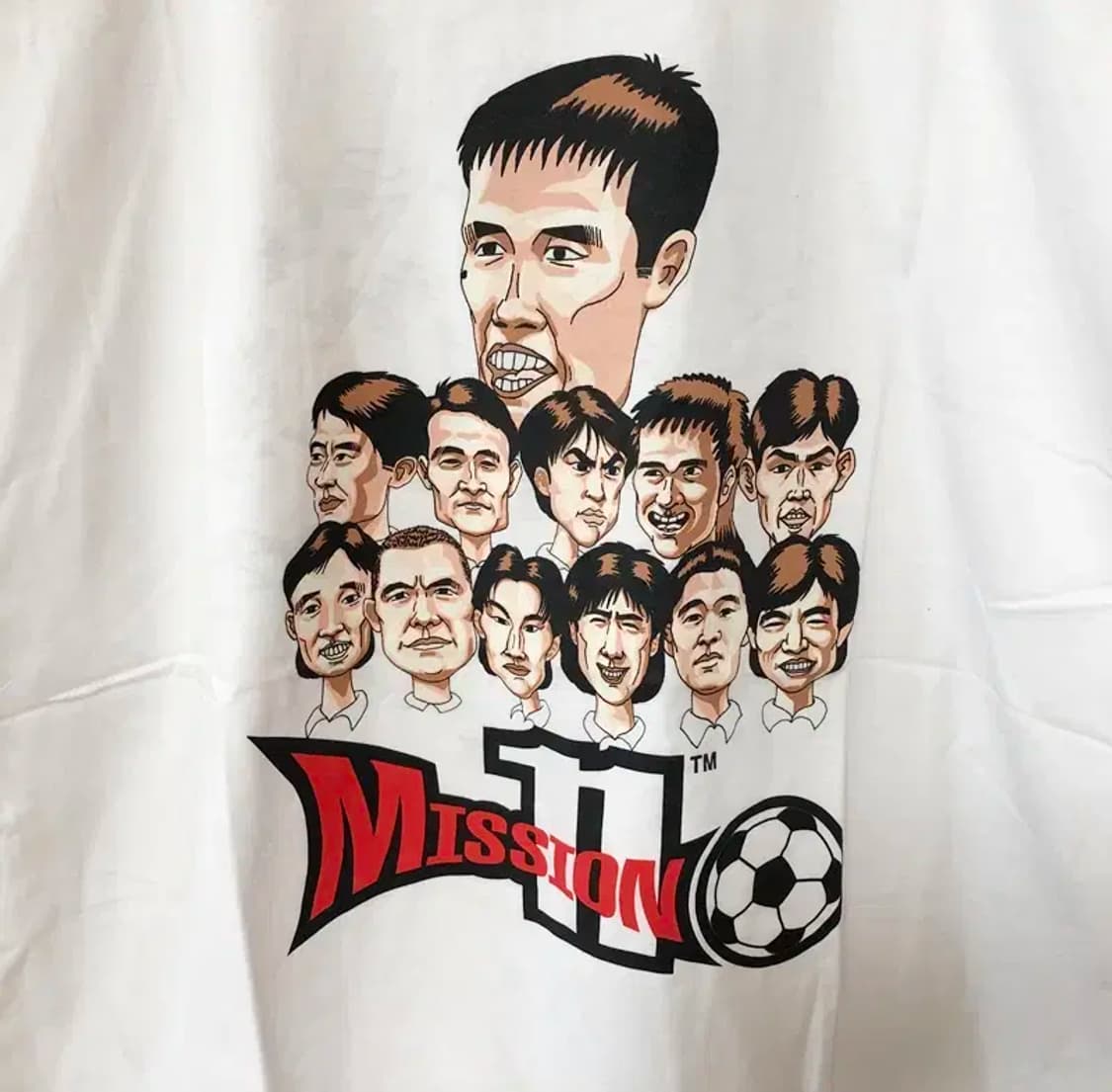 미션일레븐 축구스타 캐리커쳐/싸인티셔츠 F 상품이미지1