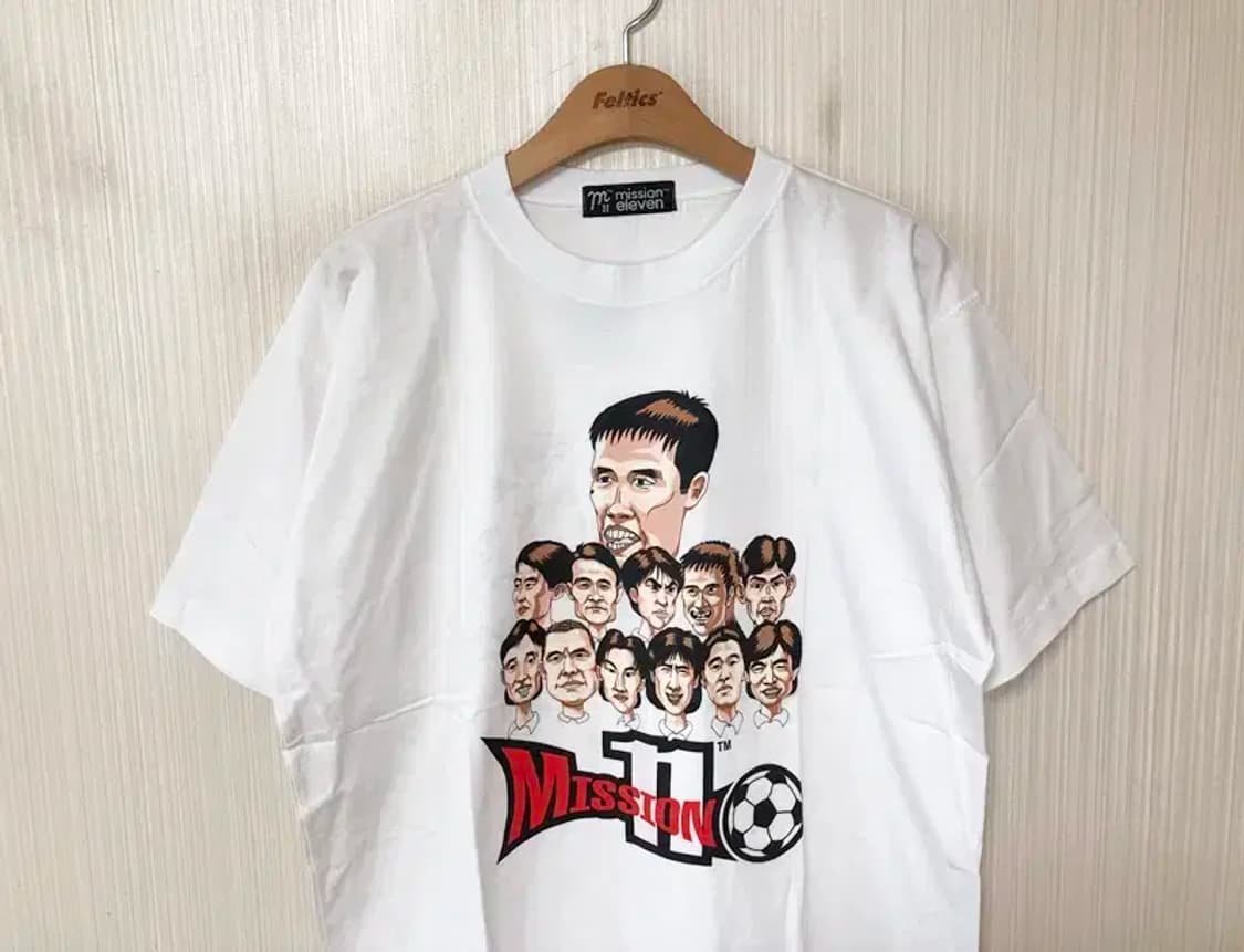 미션일레븐 축구스타 캐리커쳐/싸인티셔츠 F 상품이미지3