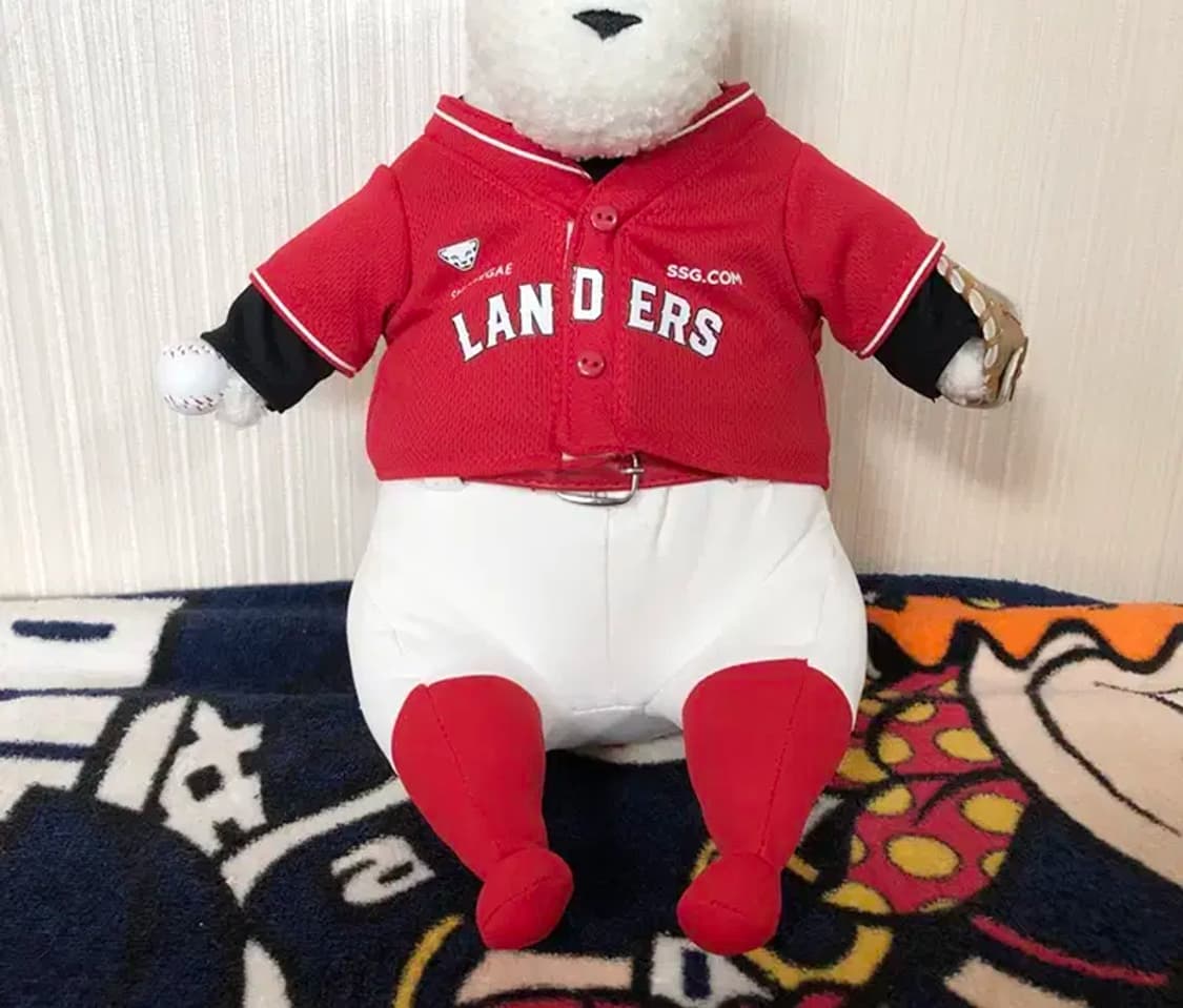 KBO SSG랜더스X푸빌라 인형 약35cm 상품이미지3