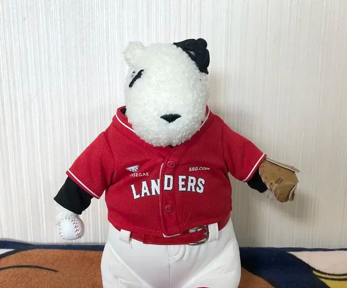 (2) KBO SSG랜더스X푸빌라 인형 약35cm 상품이미지3