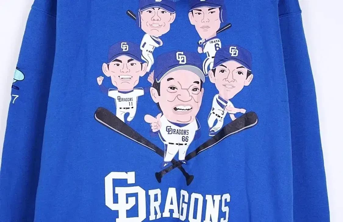 NPB 주니치드래곤즈 후드집업 L 상품이미지7