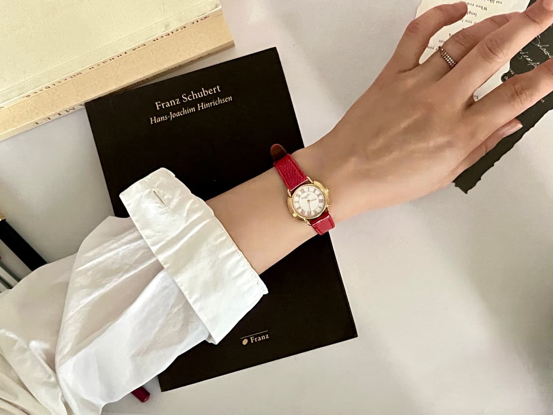 DIOR 골드 라운드 CD 버클  디올 시계 상품이미지9