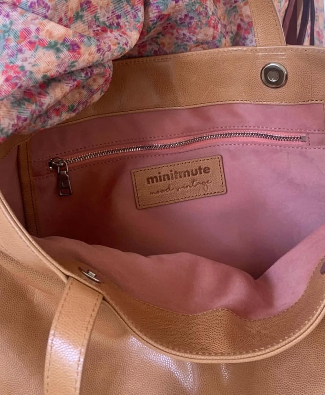 미닛뮤트 캐비어 토트백 (카멜) 상품이미지6