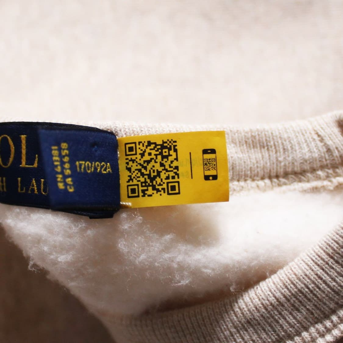 Polo 폴로 랄프로렌 큐알 신형 기모 맨투맨 상품이미지7