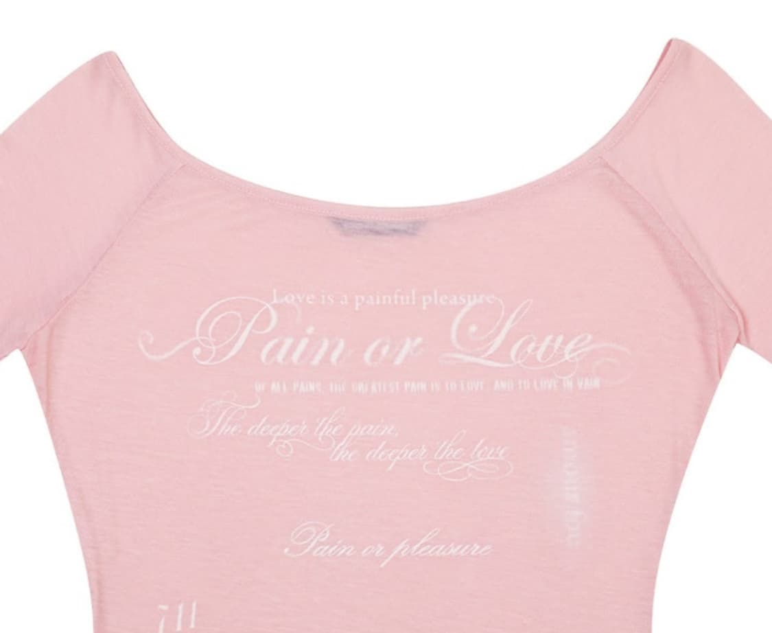 페인오어플레져 FOG LOOSE TOP 포그탑 핑크 상품이미지8