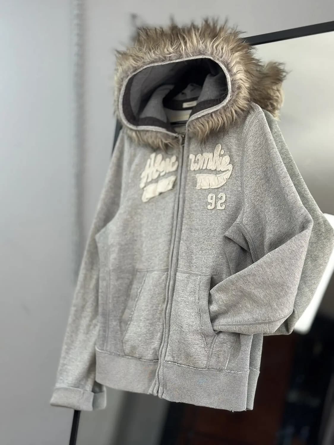 아베크롬비 y2k 울프죠 후드집업 상품이미지1