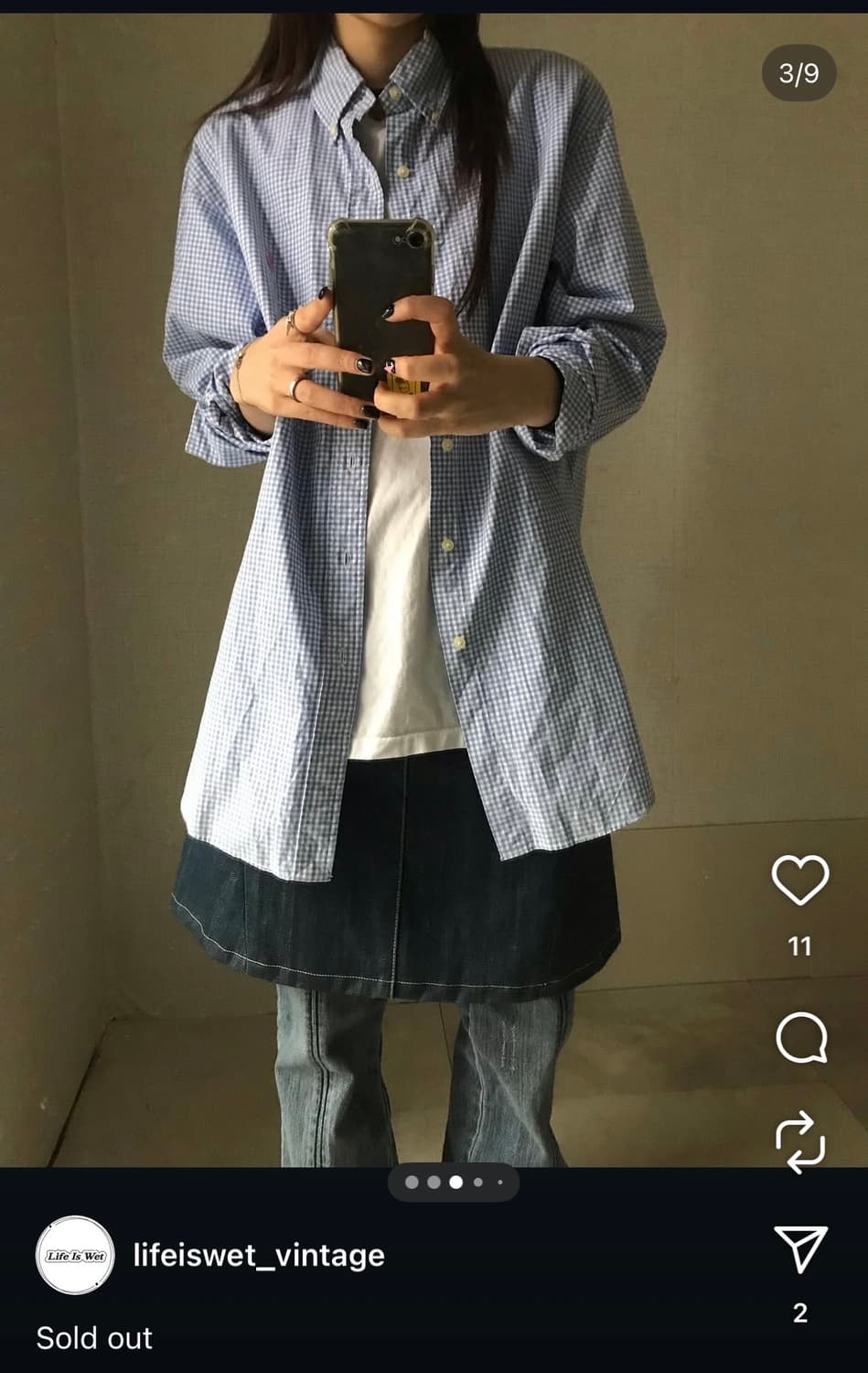 폴로 체크 셔츠 상품이미지3