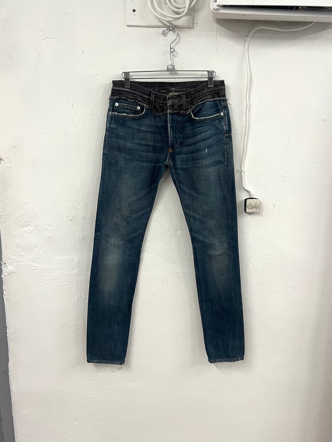 디올 옴므 06FW 에디 슬리먼 커머번드 데님 팬츠 상품이미지1