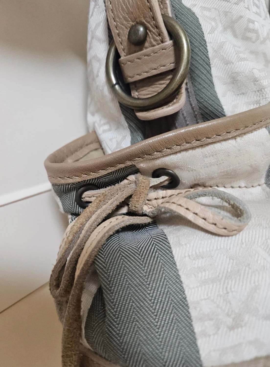 BNX 스트라이프 토트백 상품이미지5