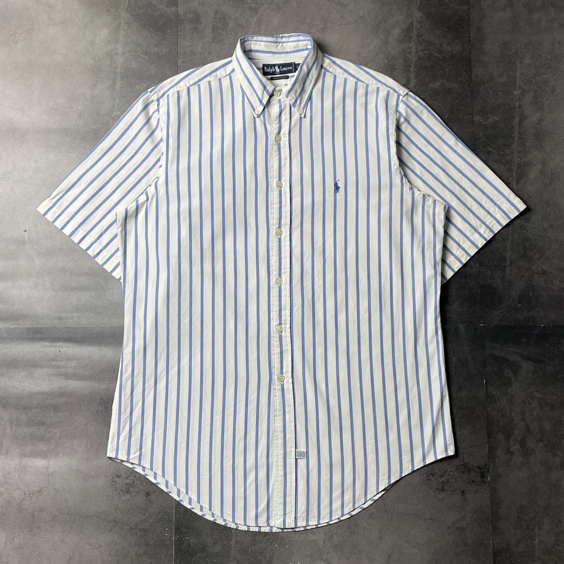 RALPH LAUREN 랄프로렌 스트라이프 코튼 반팔셔츠 A01207 상품이미지1