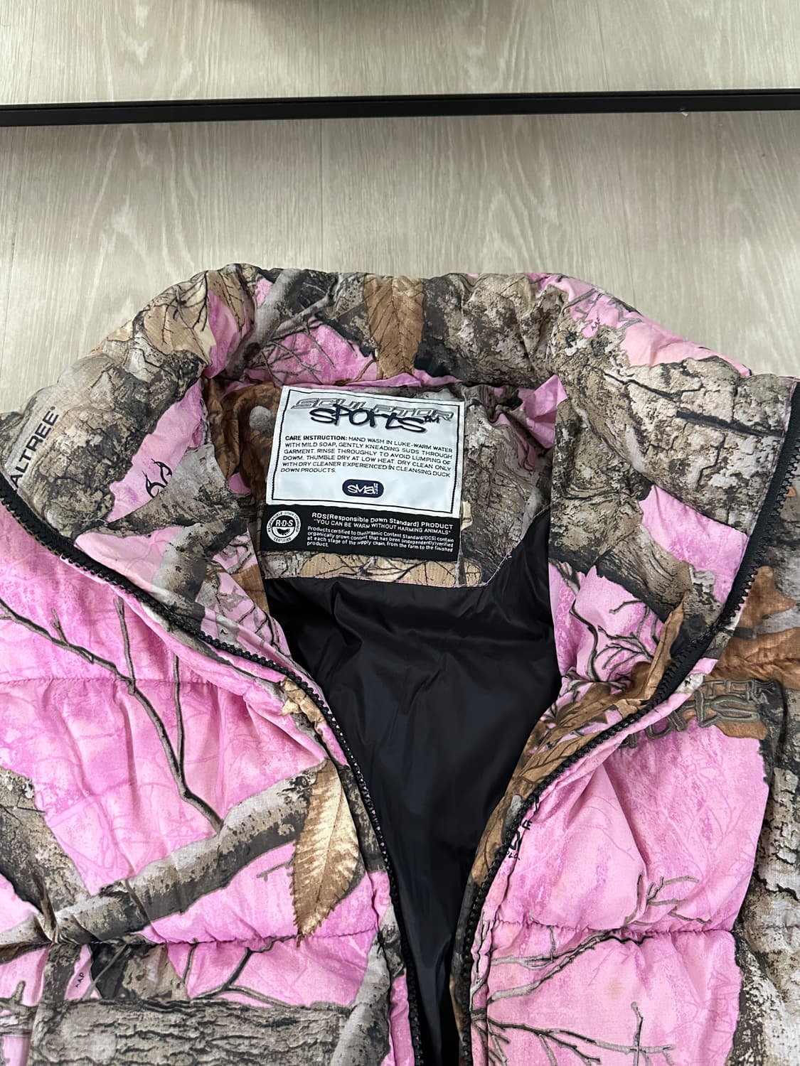 스컬프터 102 RDS 크롭 패딩 핑크 S 상품이미지4