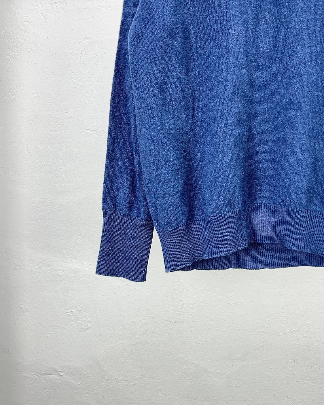 버버리 네이비 베이직 램스울 모크넥 니트 스웨터 상품이미지4