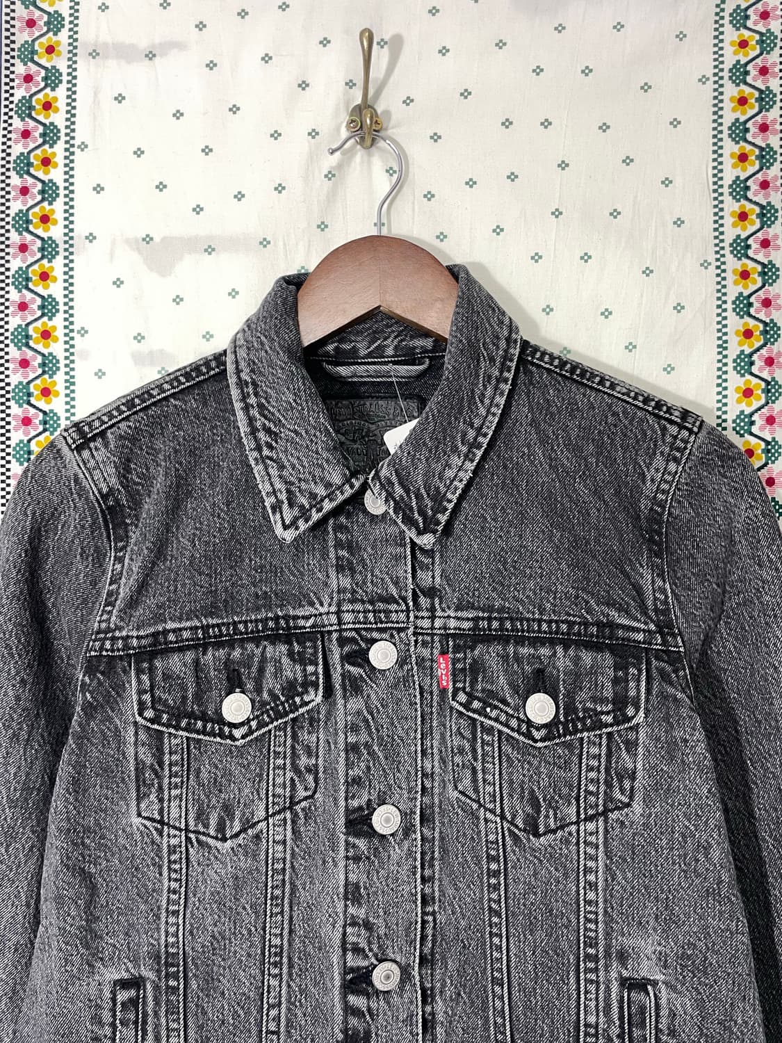 리바이스 흑청 트러커 데님 자켓 상품이미지3