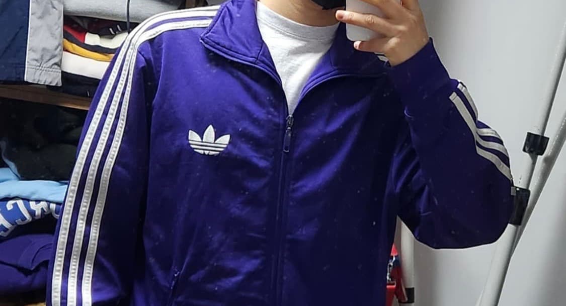 아디다스 파이어버드 져지 자켓 딥퍼플 삼선 상품이미지2
