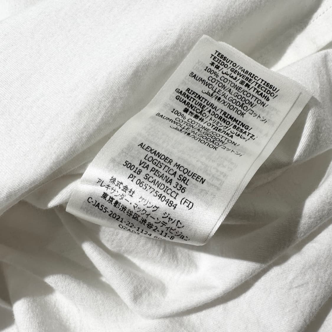 알렉산더 맥퀸 그래피티 로고 반팔 티셔츠 상품이미지10