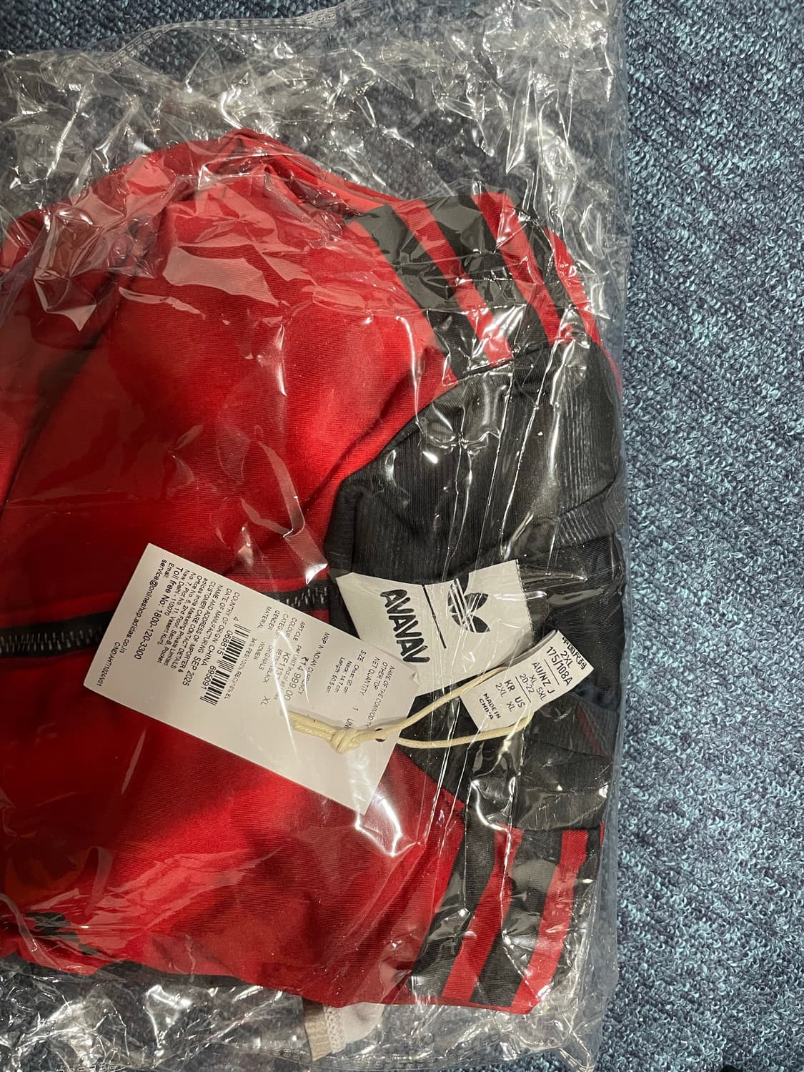 (W) 아디다스 x 아바바브 트랙탑 베이스레이어 베러 스칼렛 블랙 상품이미지7