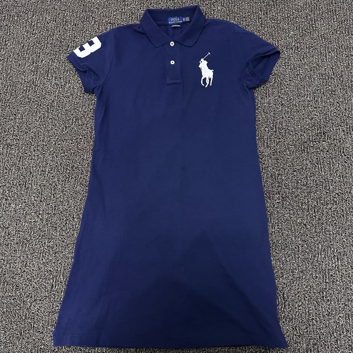 POLO 폴로 랄프로렌 여성 빅포니 롱 원피스 네이비 XS 상품이미지1