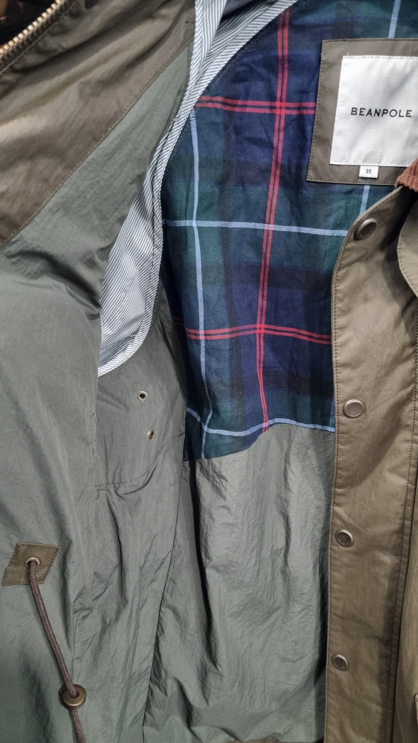 빈폴(BEAN POLE) 추동용 헌팅자켓 스타일 야상점퍼 국내95~100 상품이미지4