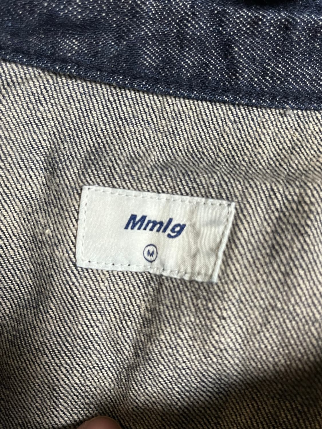 Mmlg 생지데님 반팔 셔츠 M 상품이미지4