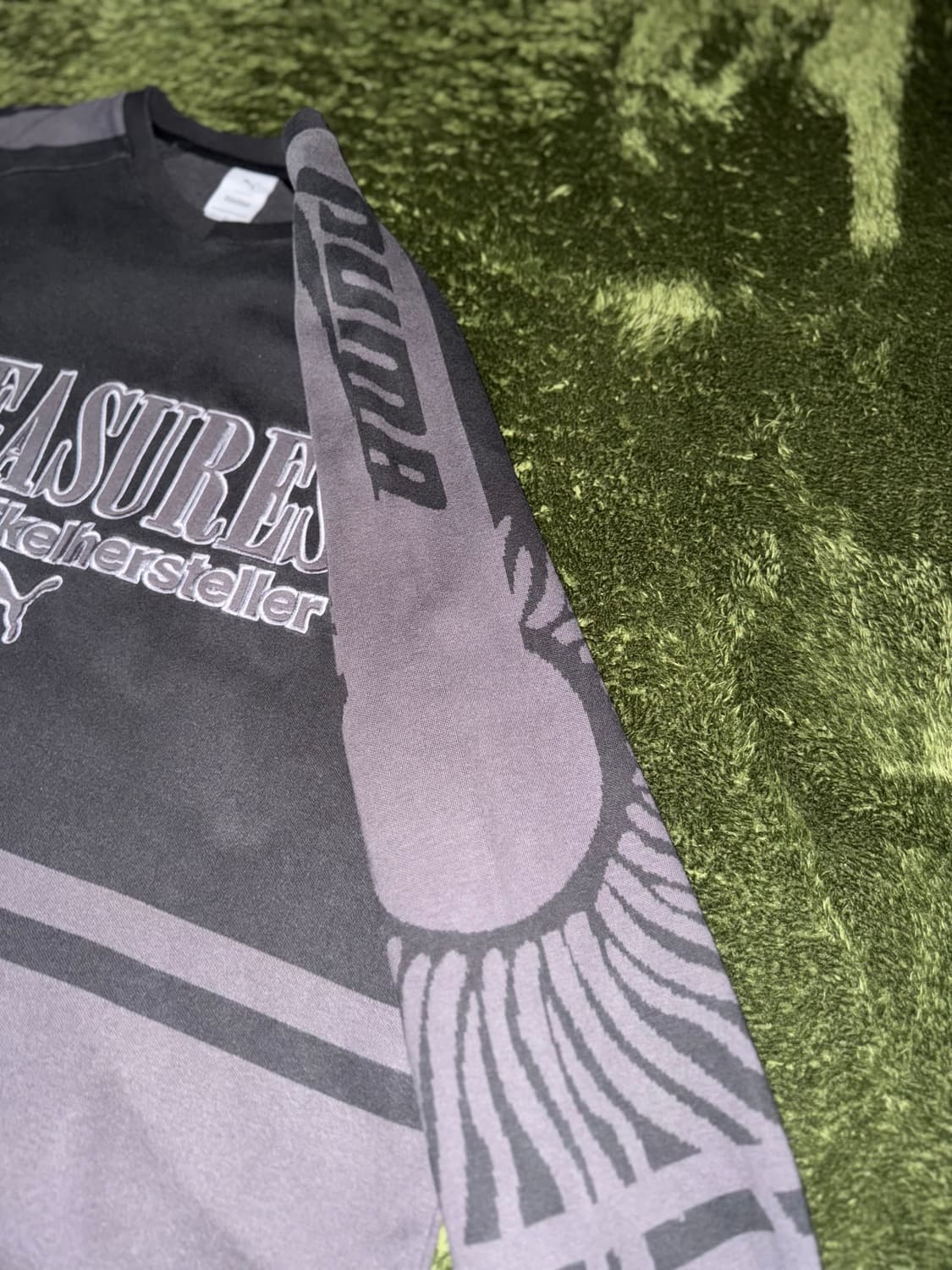 [L] 푸마 X 플레져스 Pleasures 코튼 하키 저지 블랙 상품이미지5