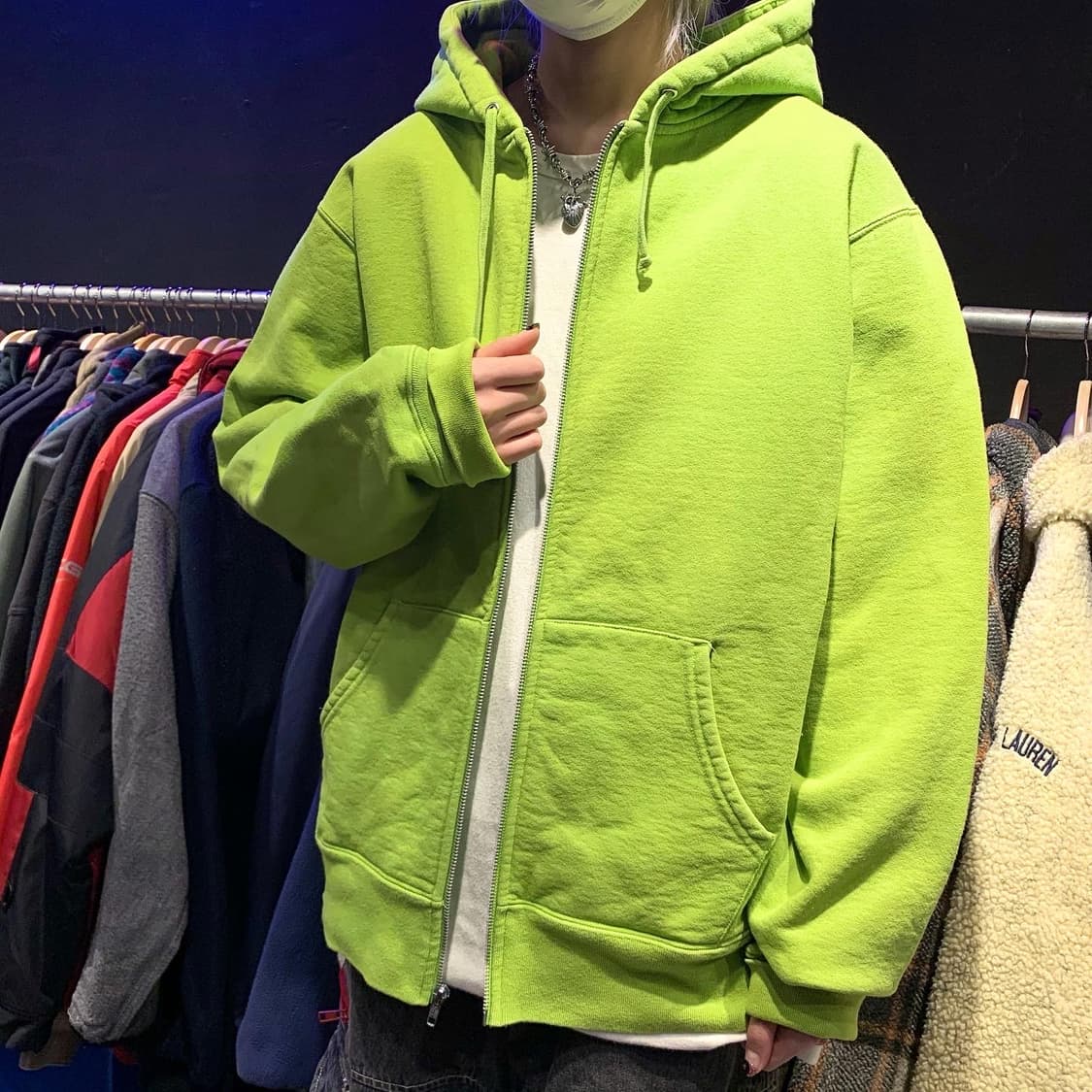 Supreme 17F/W 아키라 시린지 라임 후드집업 상품이미지2