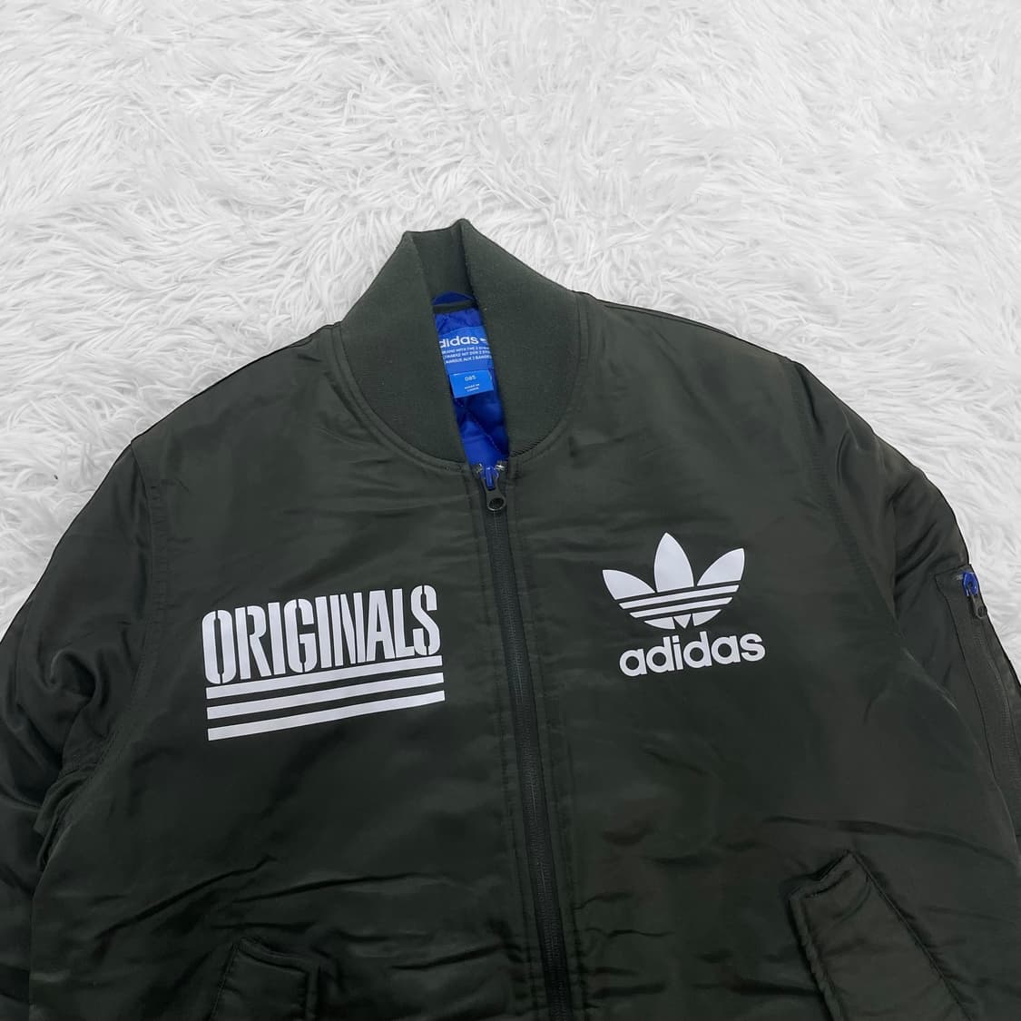 아디다스 오리지널 ma-1 플라이트 봄버 자켓 카키 상품이미지3