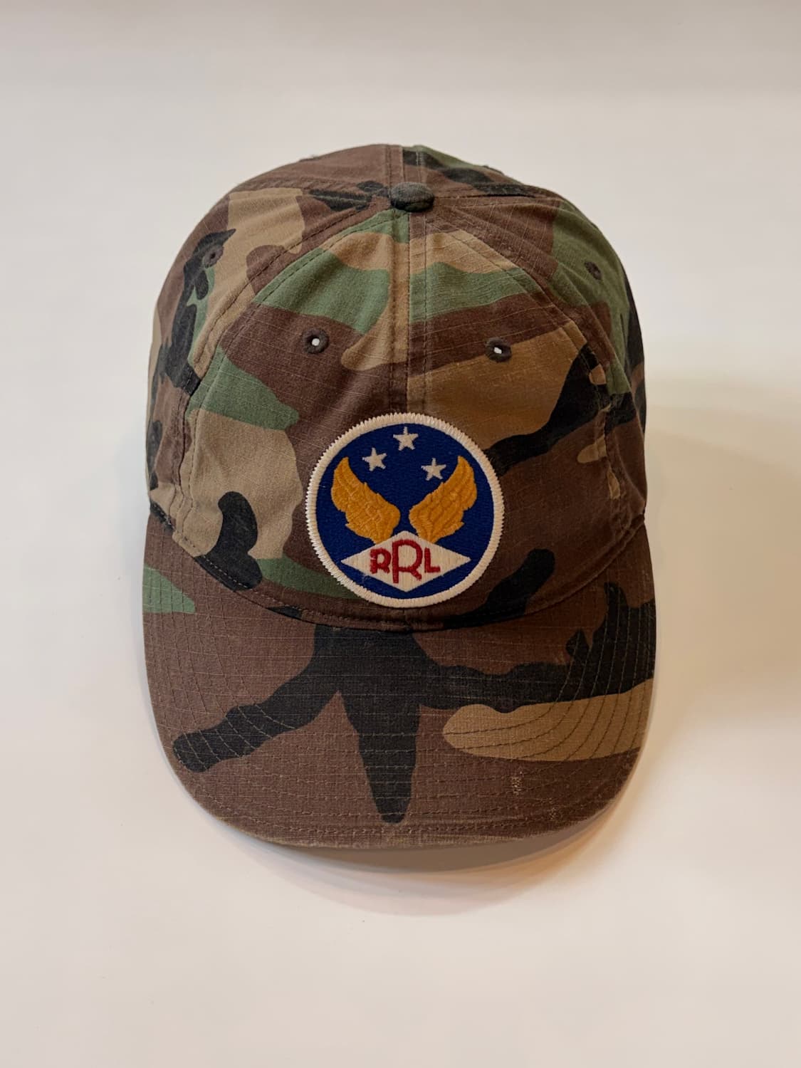RRL Double RL Winged-Logo Camo Ball Cap 상품이미지1