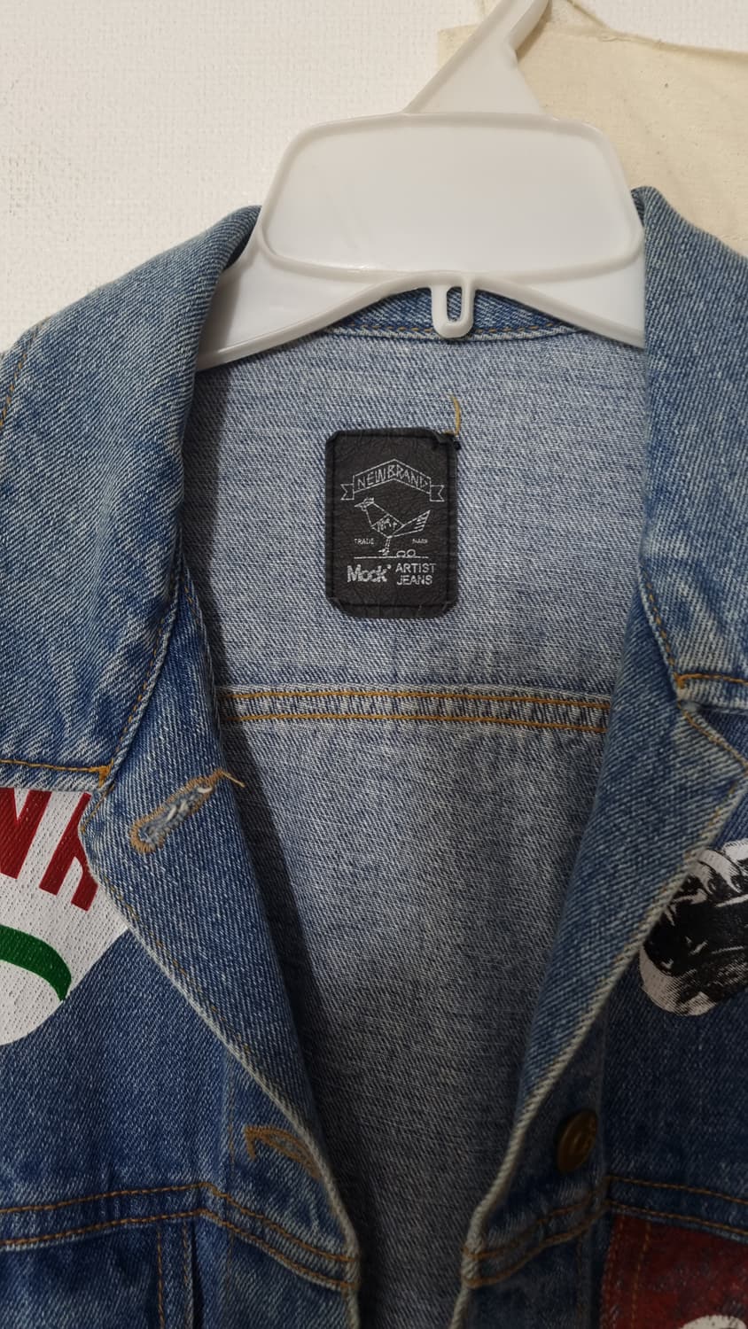 Mock Artist JEANS 패치 프린팅 청자켓F 상품이미지5