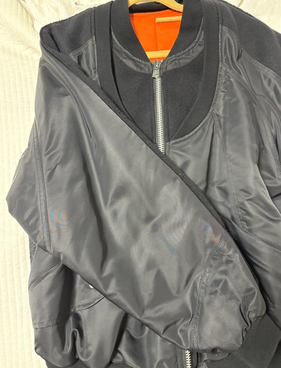 (44)솔로이스트 에크루 이중봄버 상품이미지4