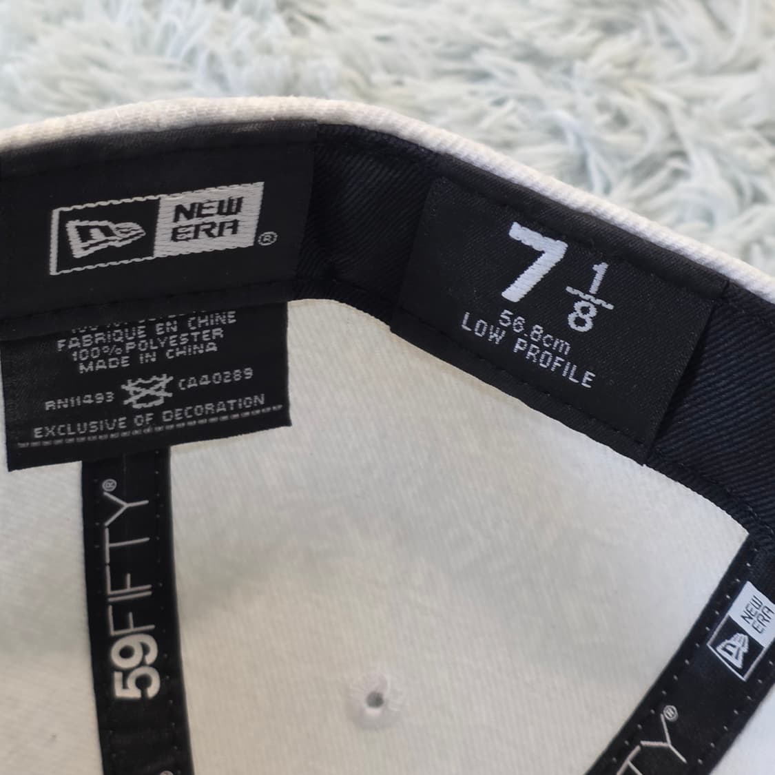 L6-7:뉴에라 59피프티 NEC 로우 프로파일 캡 라이트그레이 56.8 상품이미지8